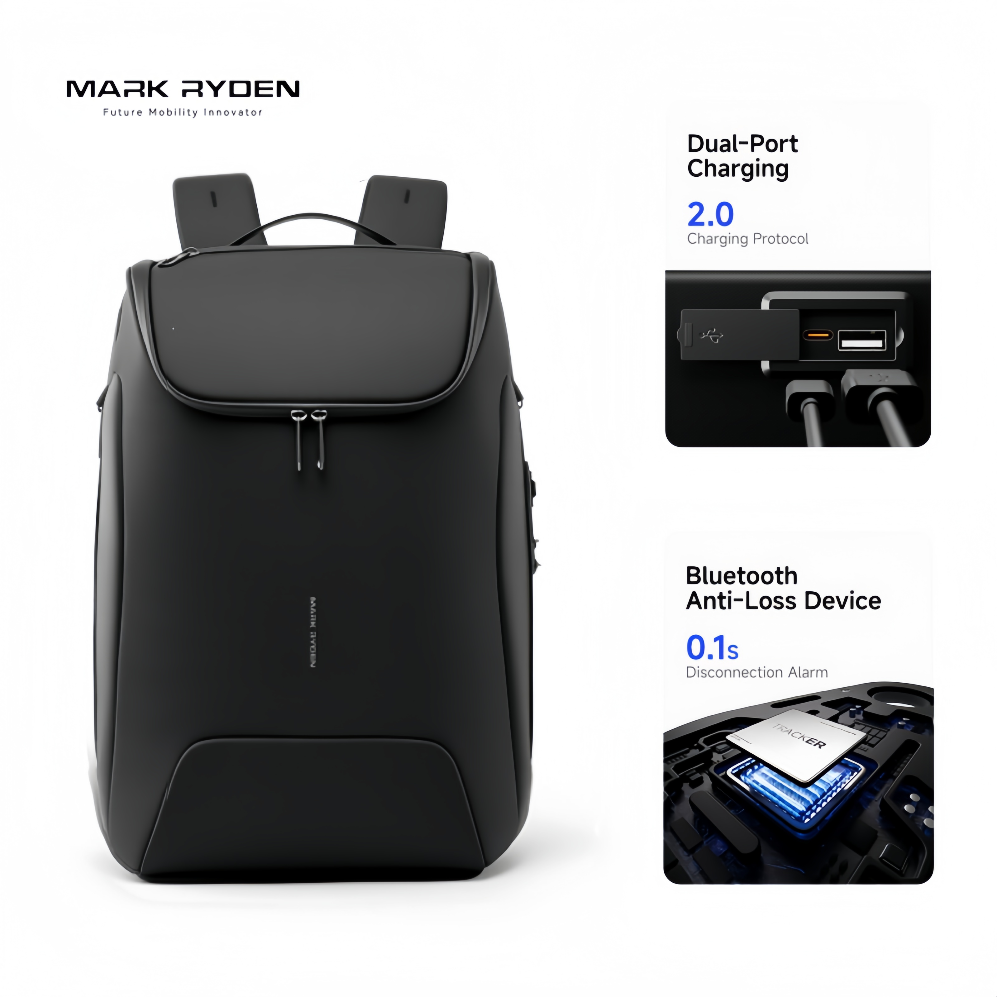 Shoe Bag Travel - MARK RYDEN 31L Smart Men's Backpack