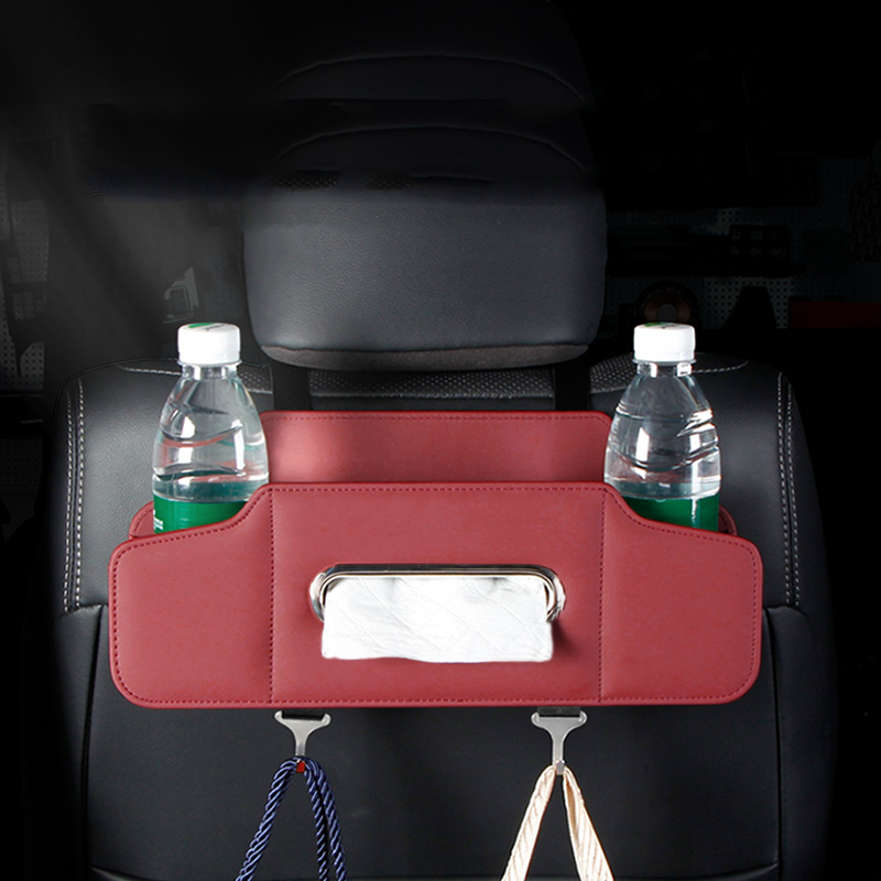 Travel Accessories In Car - Car Backseat Organizer with Cup Holder