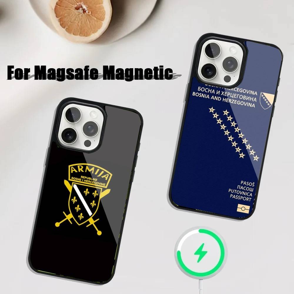 Travel Accessories Iphone - Bosnia Herzegovina Passport Phone Case iPhone