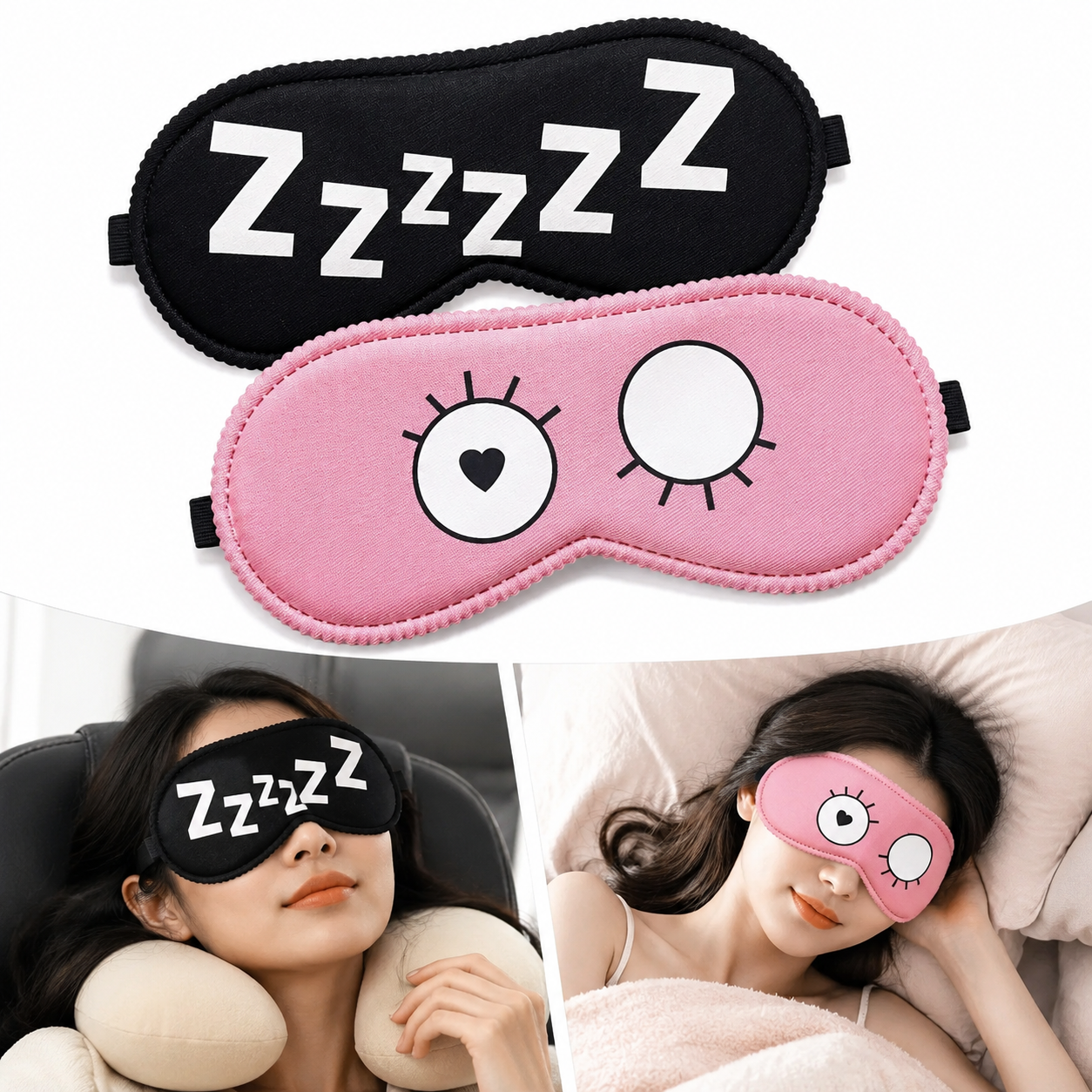 Travel Accessories Eye Mask - Cartoon Eye Mask. Students Wear and
