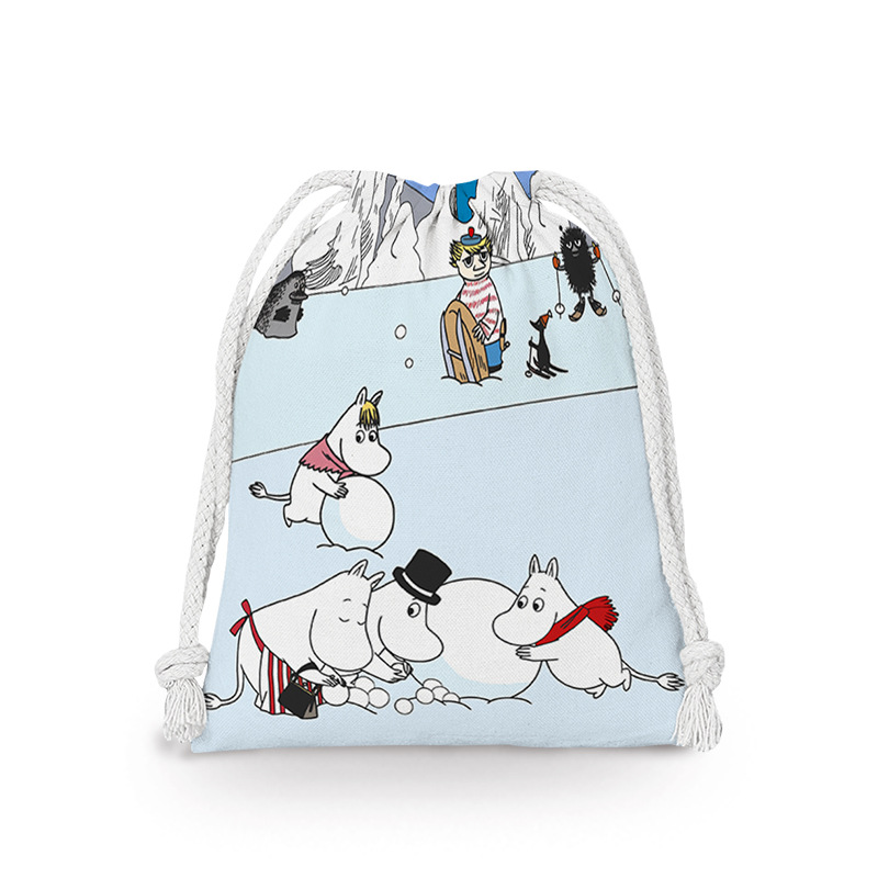 Travel Accessories Cute - Kawaii Anime Moomins Series Drawstring Pouch