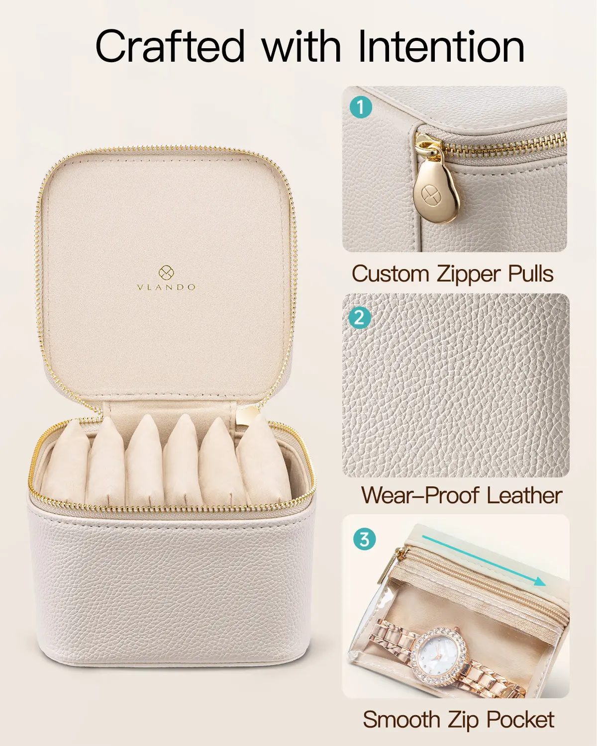 VLANDO Small Travel Jewelry Ca - đánh giá và giá Travel Accessories Gifts For Her