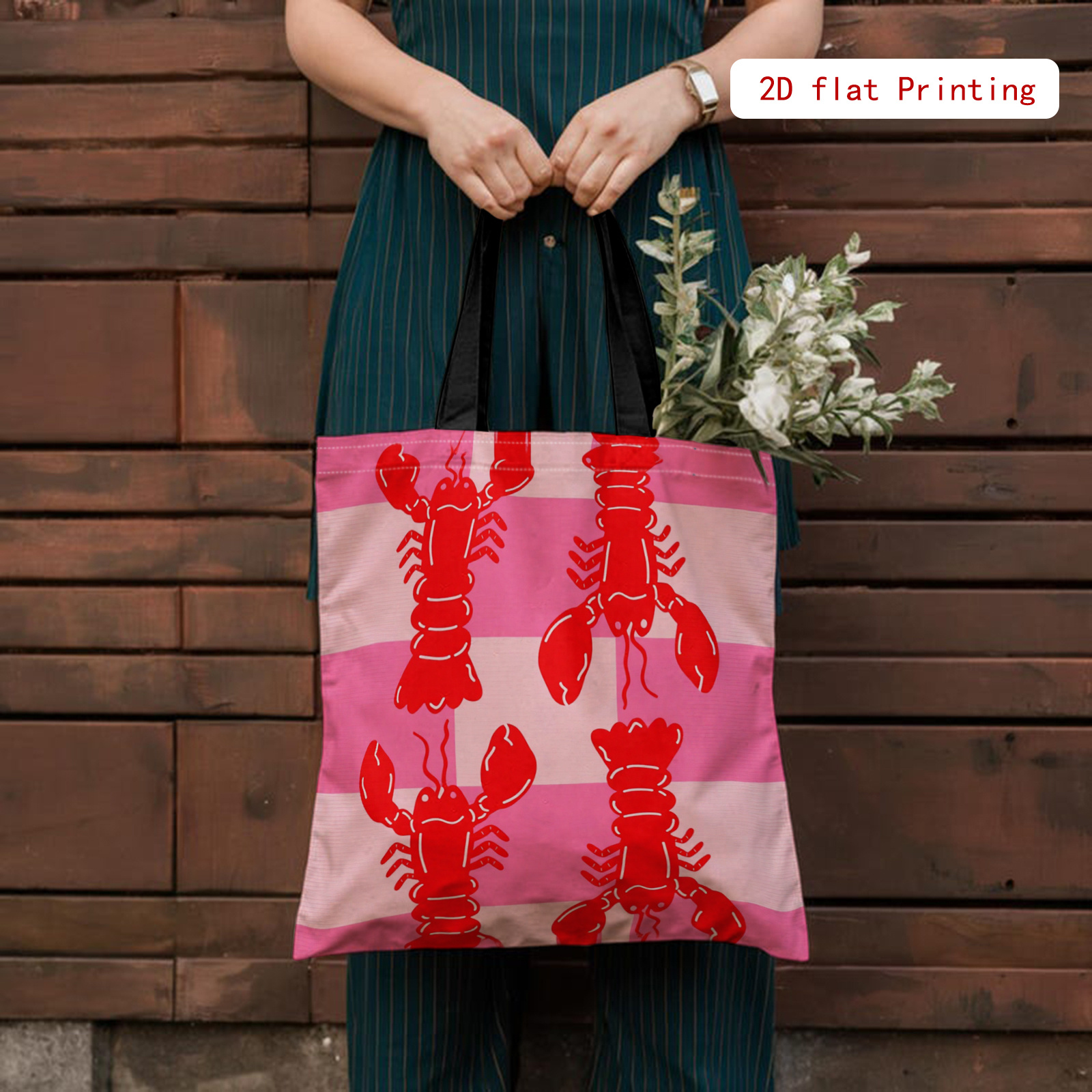 1pc Pink Lobster 2d Printed Fa - đánh giá và giá Travel Accessories Gifts For Her