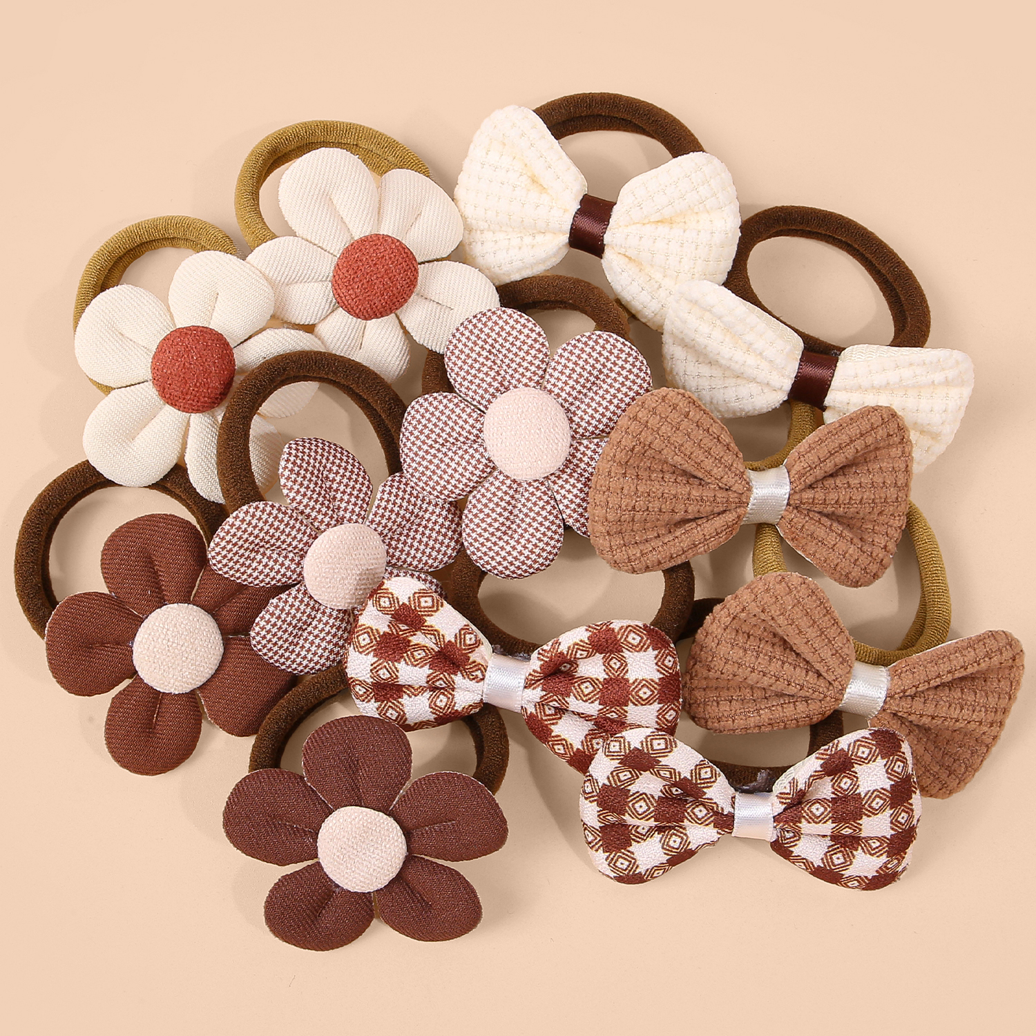 6/12pcs Sunflower Hair Ties Ki - đánh giá và giá Travel Accessories For 10 Year Old Girl