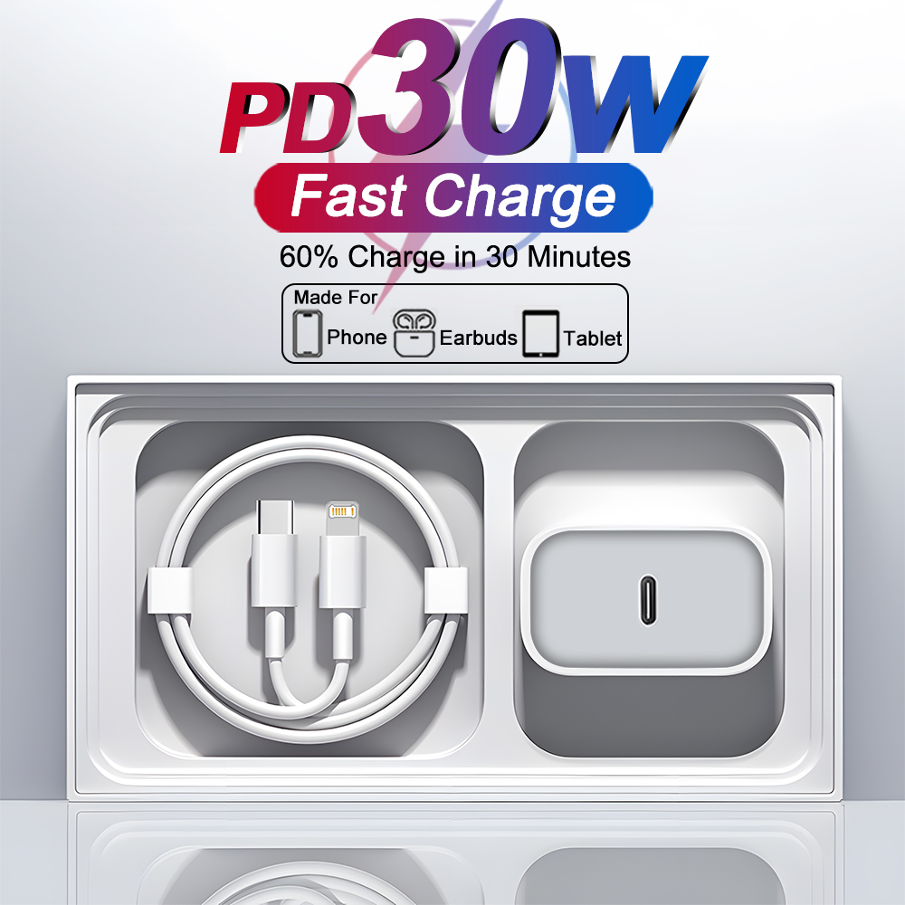 30W Type C PD Cable Fast Charg - đánh giá và giá Travel Accessories Iphone