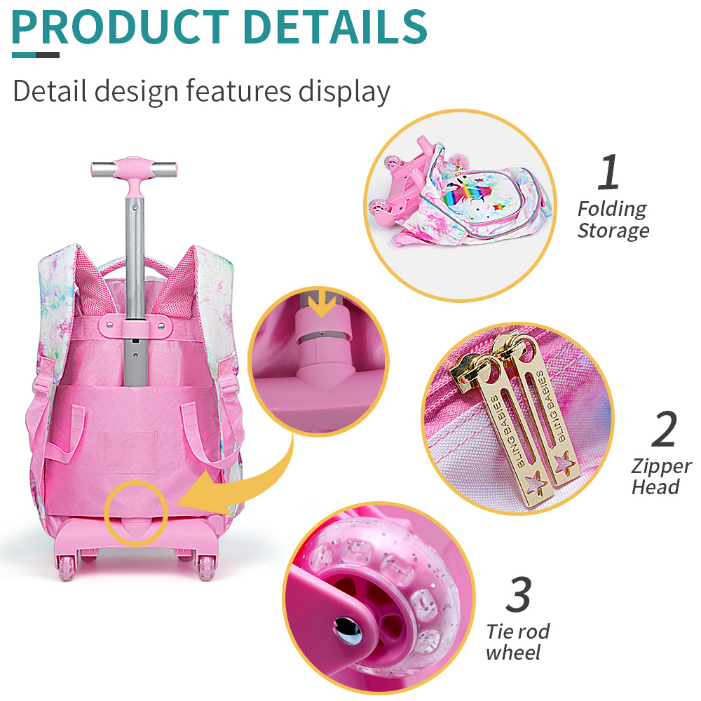 3PCS Kids travel bag, Luggage  - đánh giá và giá Travel Accessories Toddler