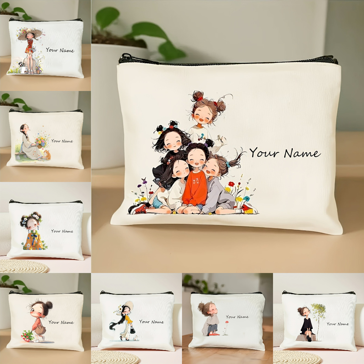 Korean-Style Anime Girl Makeup - đánh giá và giá Travel Accessories Organizer Bag