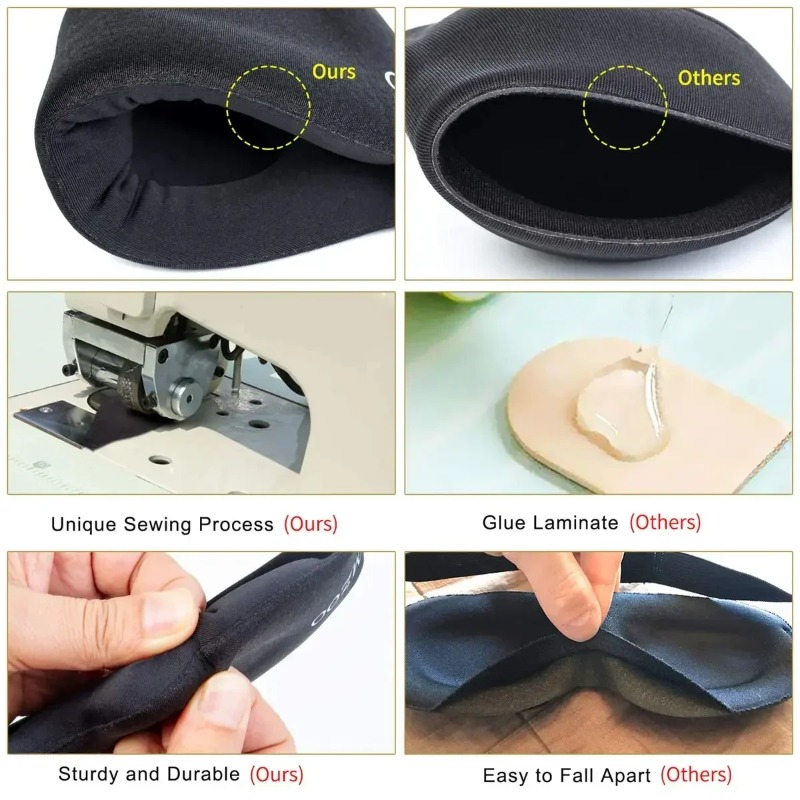 1pc 3D Contoured Sleep Mask Li - đánh giá và giá Travel Accessories Eye Mask