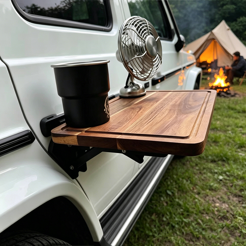 1PC Car Side Folding Wooden Ta - đánh giá và giá Travel Accessories In Car