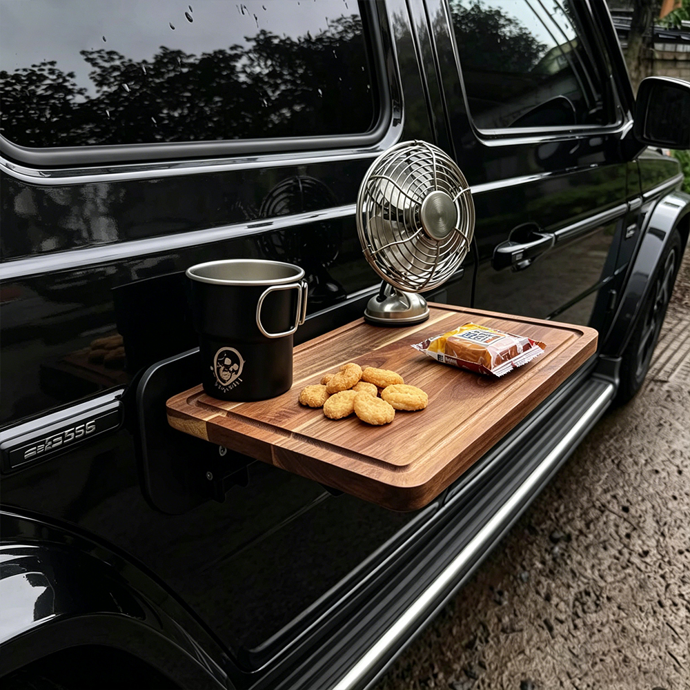1PC Car Side Folding Wooden Ta - đánh giá và giá Travel Accessories In Car