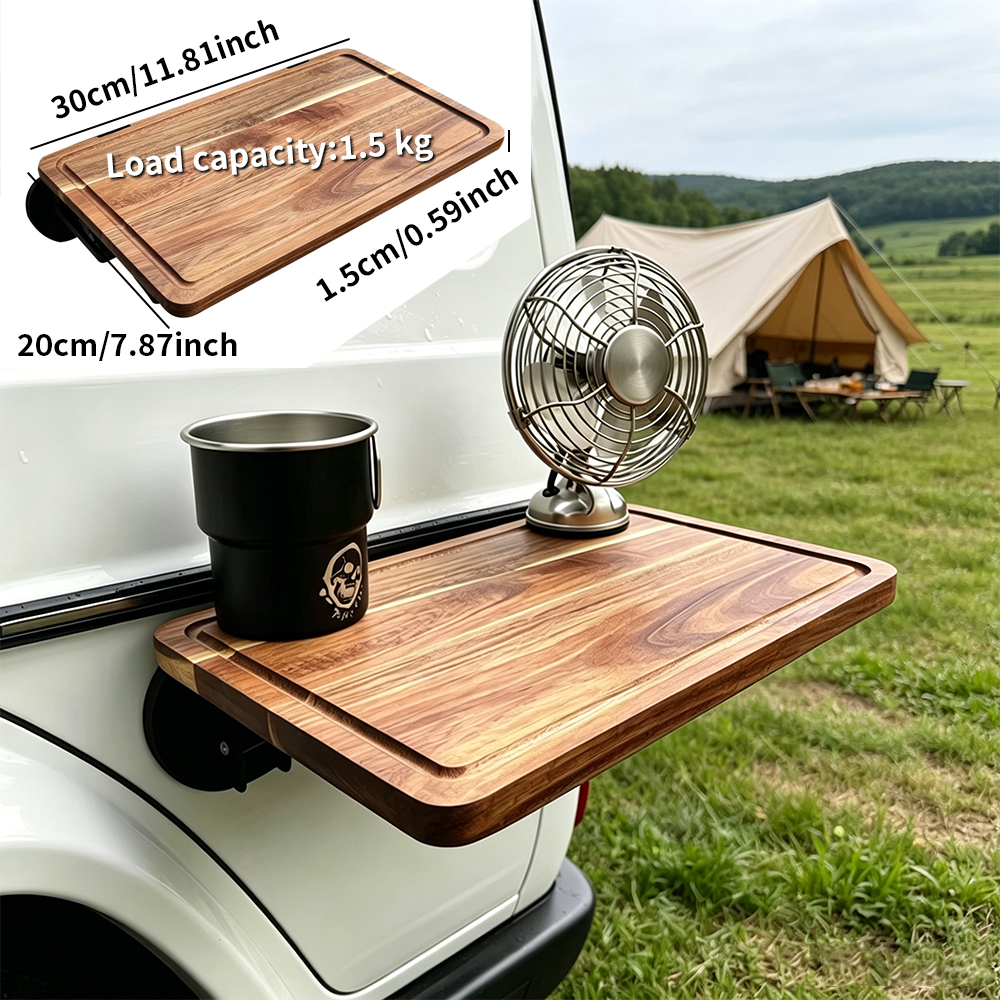 1PC Car Side Folding Wooden Ta - đánh giá và giá Travel Accessories In Car