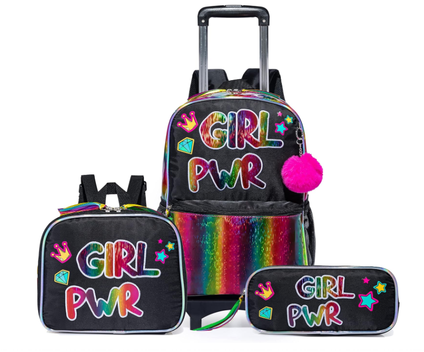 Girls School Wheeled Backpack  - đánh giá và giá Travel Accessories Toddler