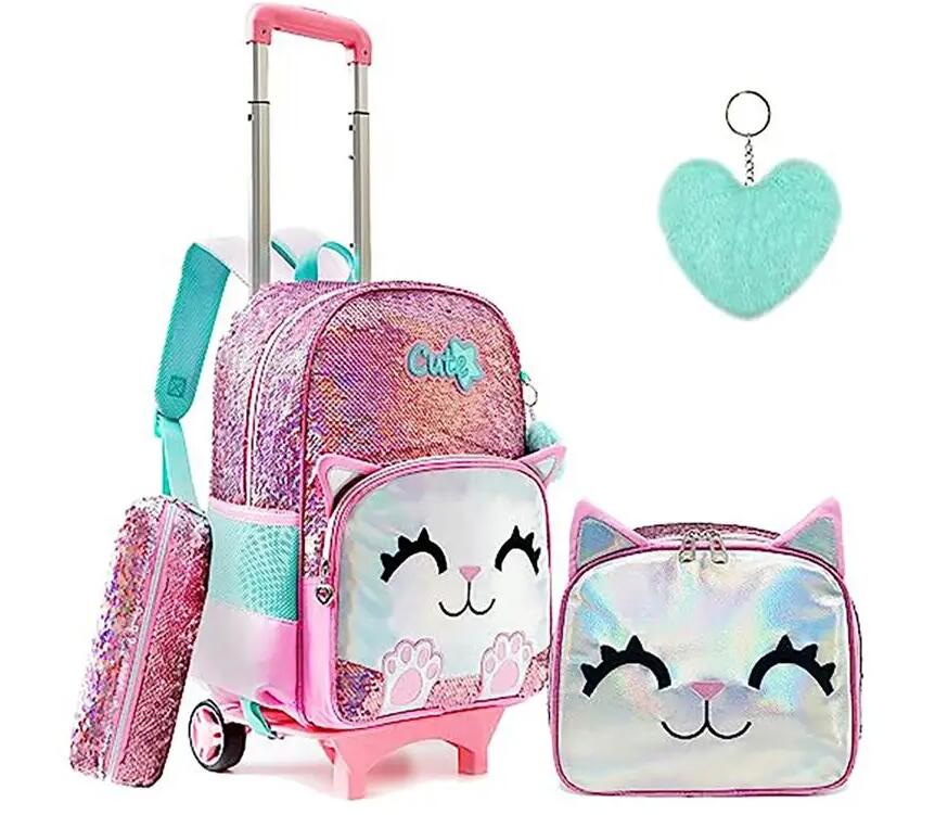 Girls School Wheeled Backpack  - đánh giá và giá Travel Accessories Toddler