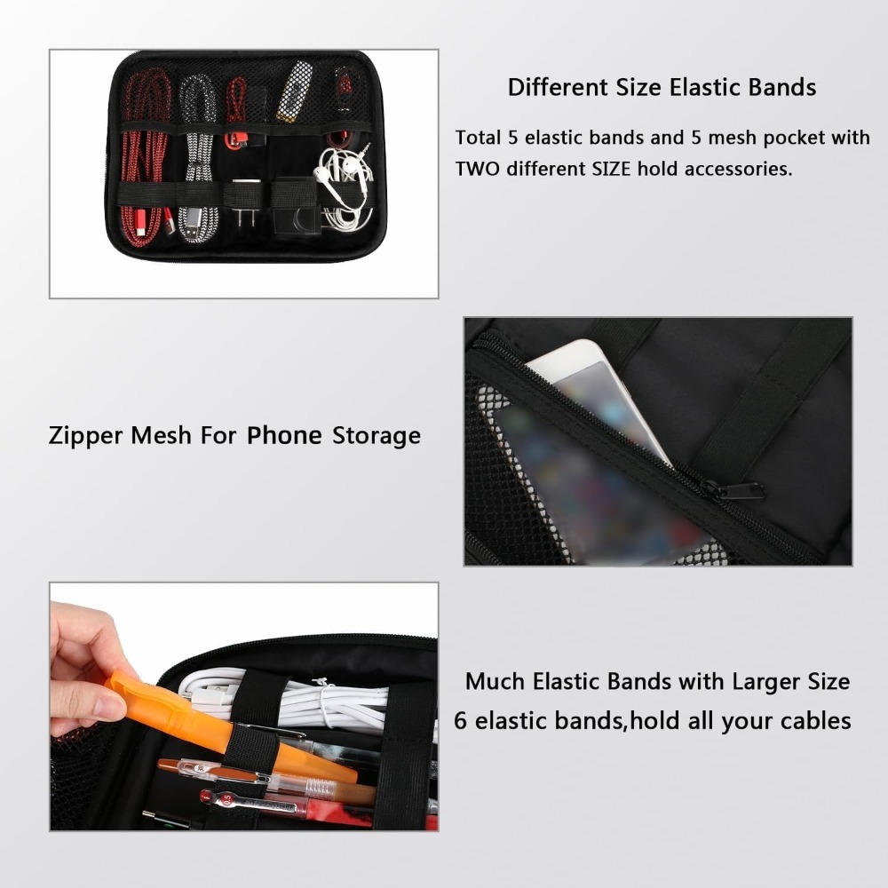 Electronics Organizer Travel C - đánh giá và giá Travel Accessories Organizer Bag