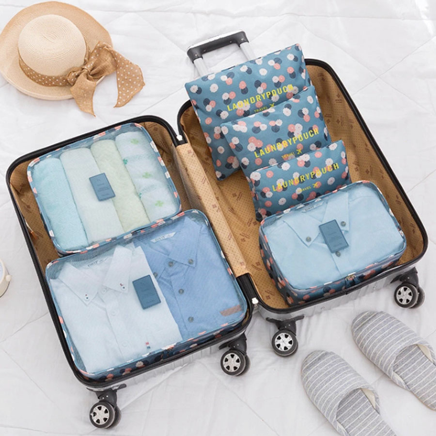 6pcs Travel Organizer Storage  - đánh giá và giá Shoe Bag Travel