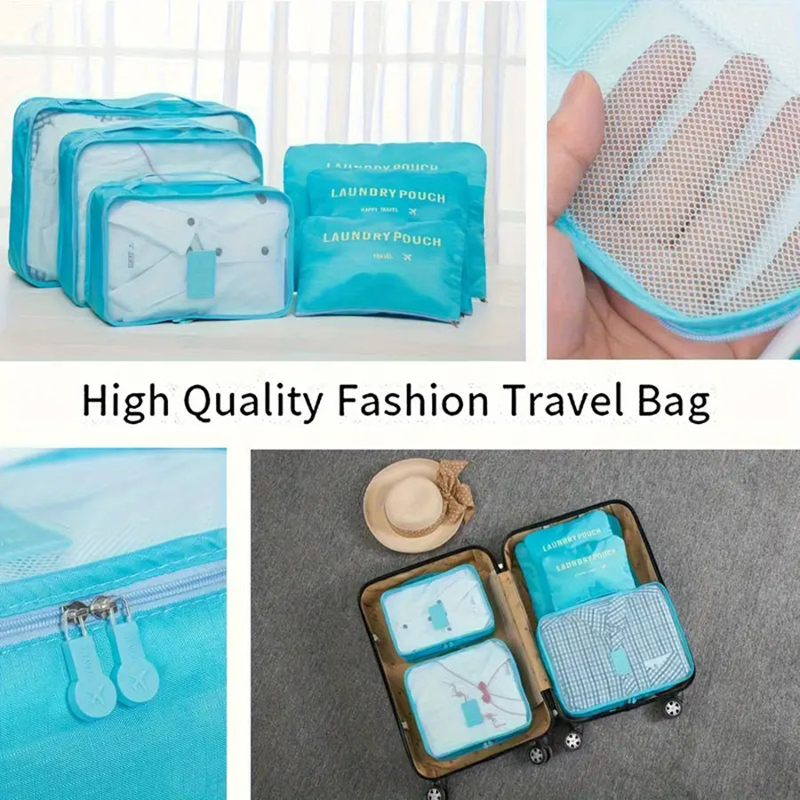 6pcs Travel Organizer Storage  - đánh giá và giá Shoe Bag Travel