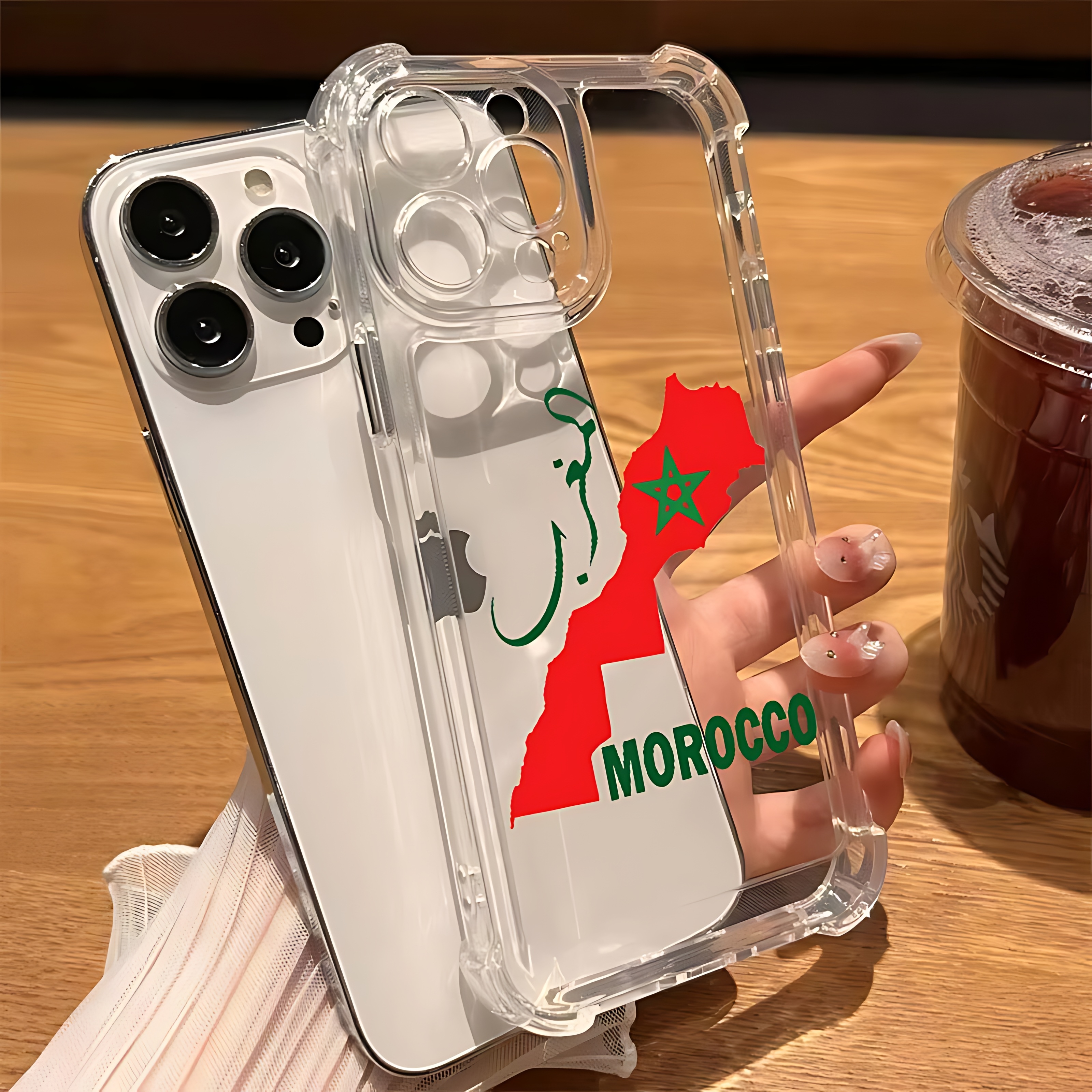 Morocco Flag Passport Coat Pho - đánh giá và giá Travel Accessories Iphone