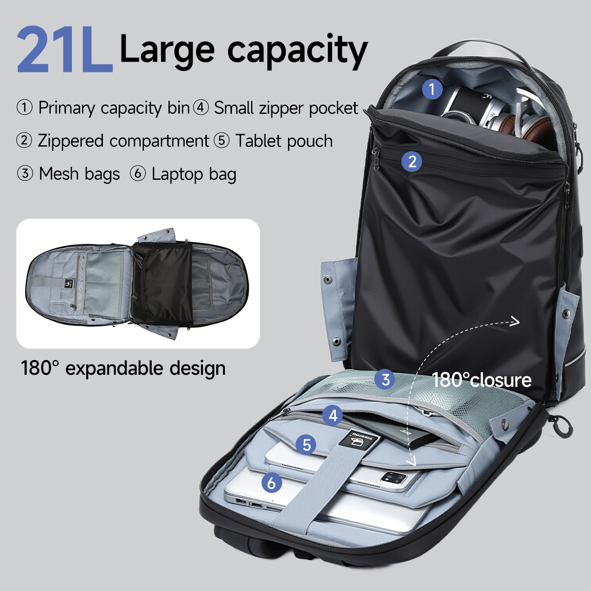 Tigernu Fashion Backpack Men T - đánh giá và giá Shoe Bag Travel