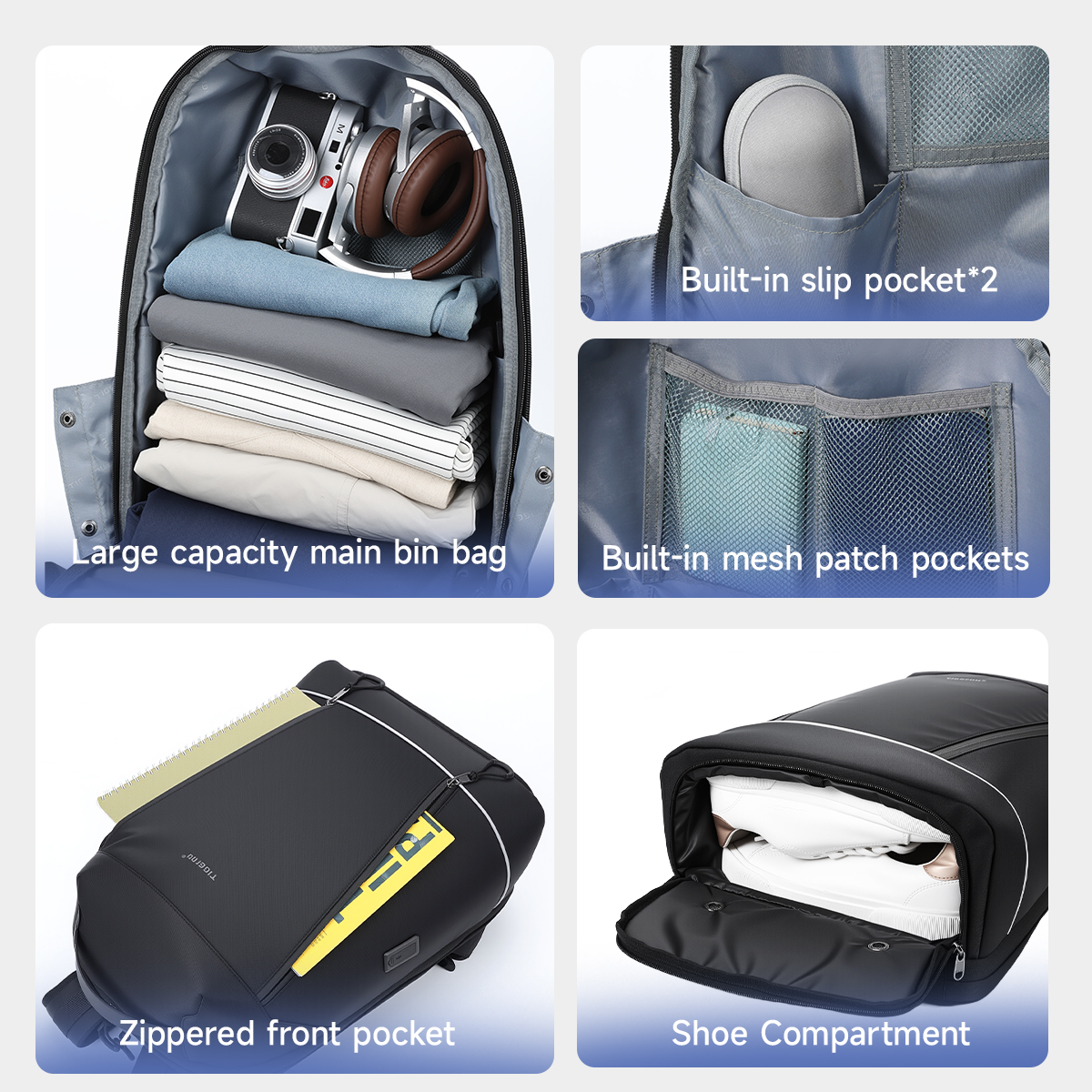 Tigernu Fashion Backpack Men T - đánh giá và giá Shoe Bag Travel
