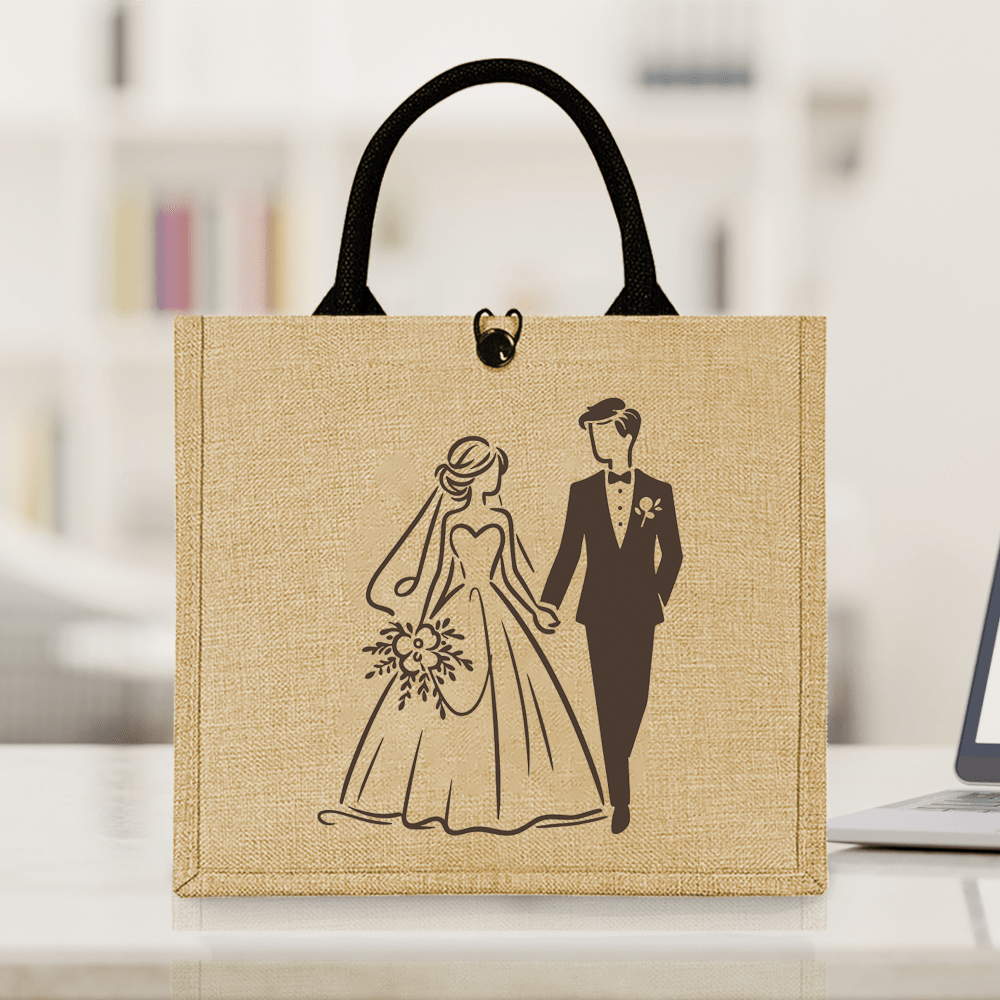 Retro Wedding Tote Bag Ideal f - đánh giá và giá Travel Accessories Shops