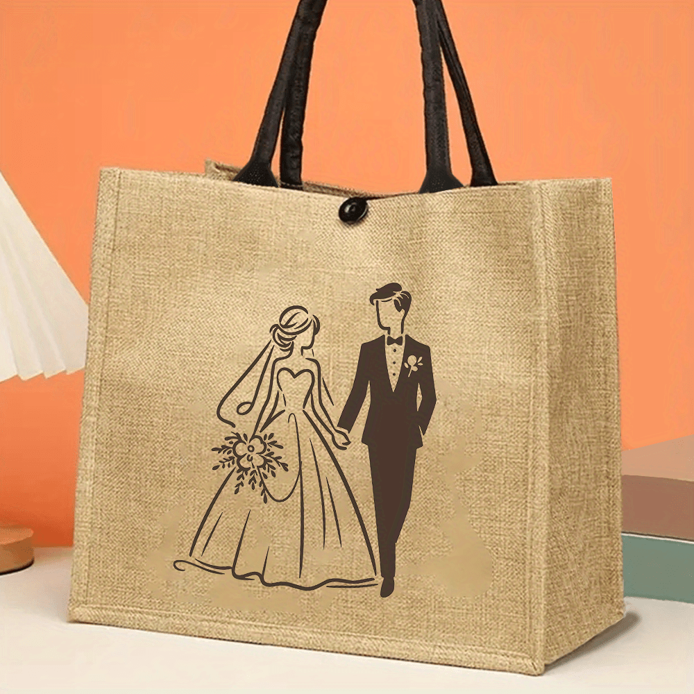 Retro Wedding Tote Bag Ideal f - đánh giá và giá Travel Accessories Shops