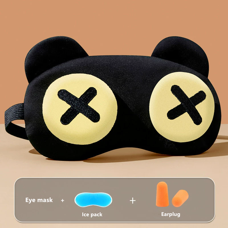 Cute Bear Eye Mask Sleep Aid L - đánh giá và giá Travel Accessories Eye Mask