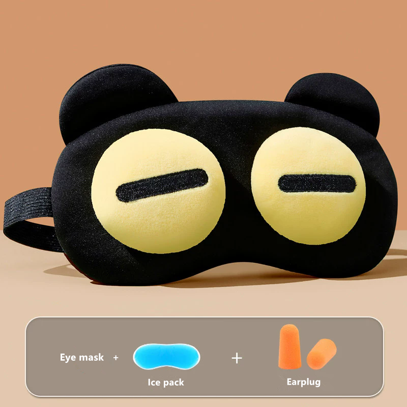Cute Bear Eye Mask Sleep Aid L - đánh giá và giá Travel Accessories Eye Mask