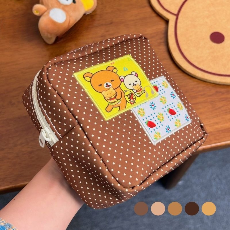 Rilakkuma Dot Pattern Makeup B - đánh giá và giá Travel Accessories Cute