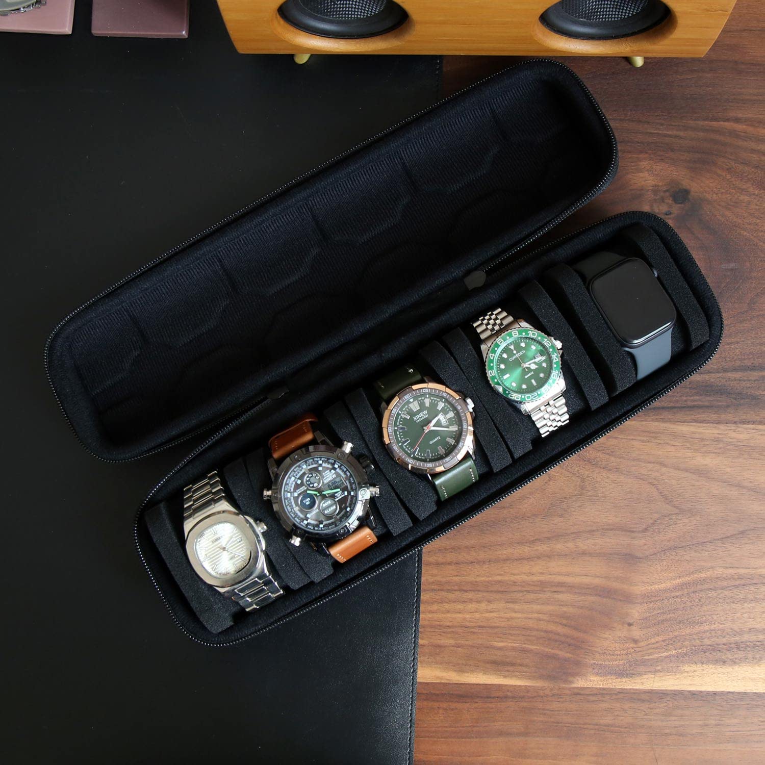 Watch Box Organizer For Men or - đánh giá và giá Travel Accessories Box