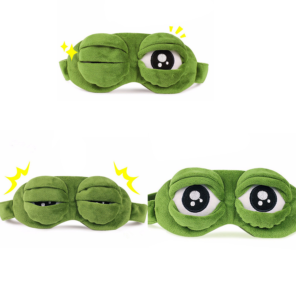 [New] 3D Sad Frog Sleep Mask N - đánh giá và giá Travel Accessories Eye Mask