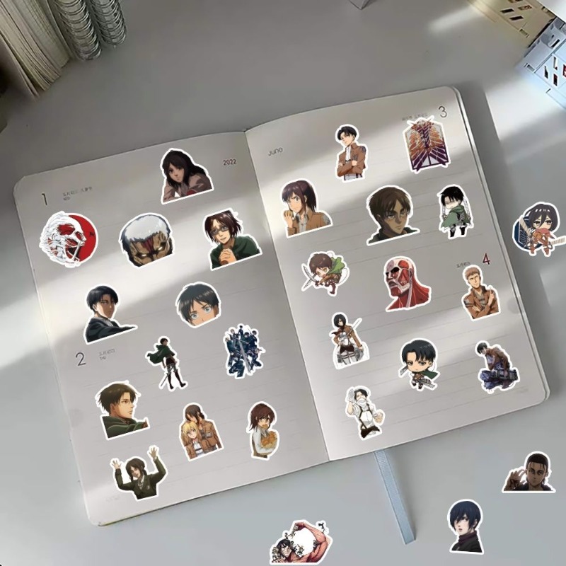 60Pcs Attack on Titan Anime St - đánh giá và giá Travel Accessories Cute