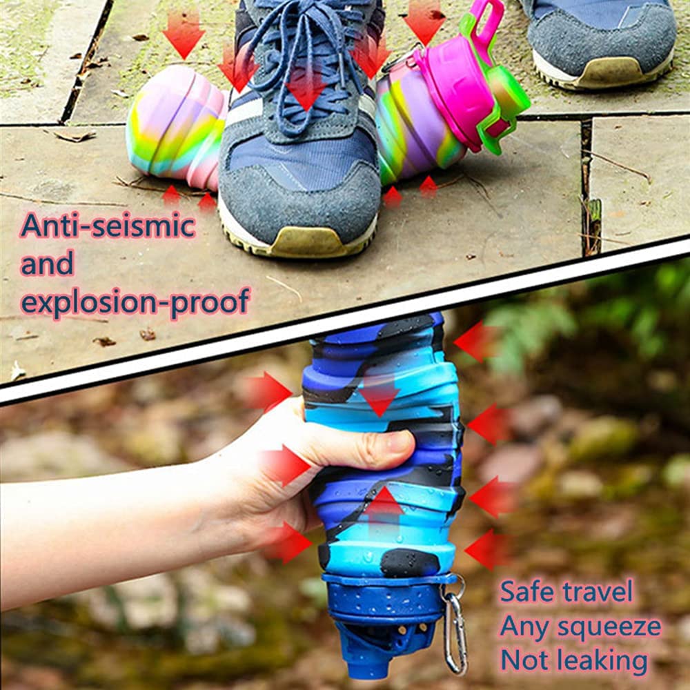 Leeseph Silicone Collapsible W - đánh giá và giá Water Bottle Collapsible