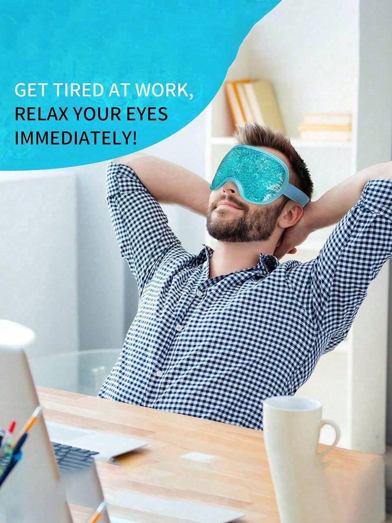 Reusable Cooling Gel Eye Mask  - đánh giá và giá Travel Accessories Eye Mask