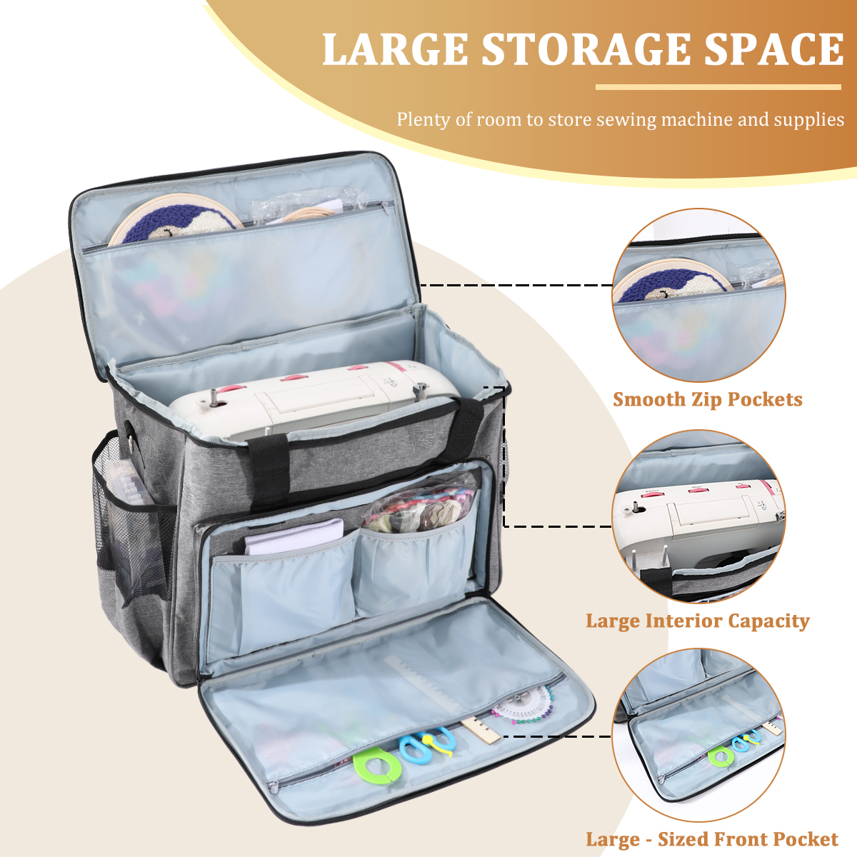 KOKNIT Sewing Machine Carrying - đánh giá và giá Travel Accessories Organizer Bag