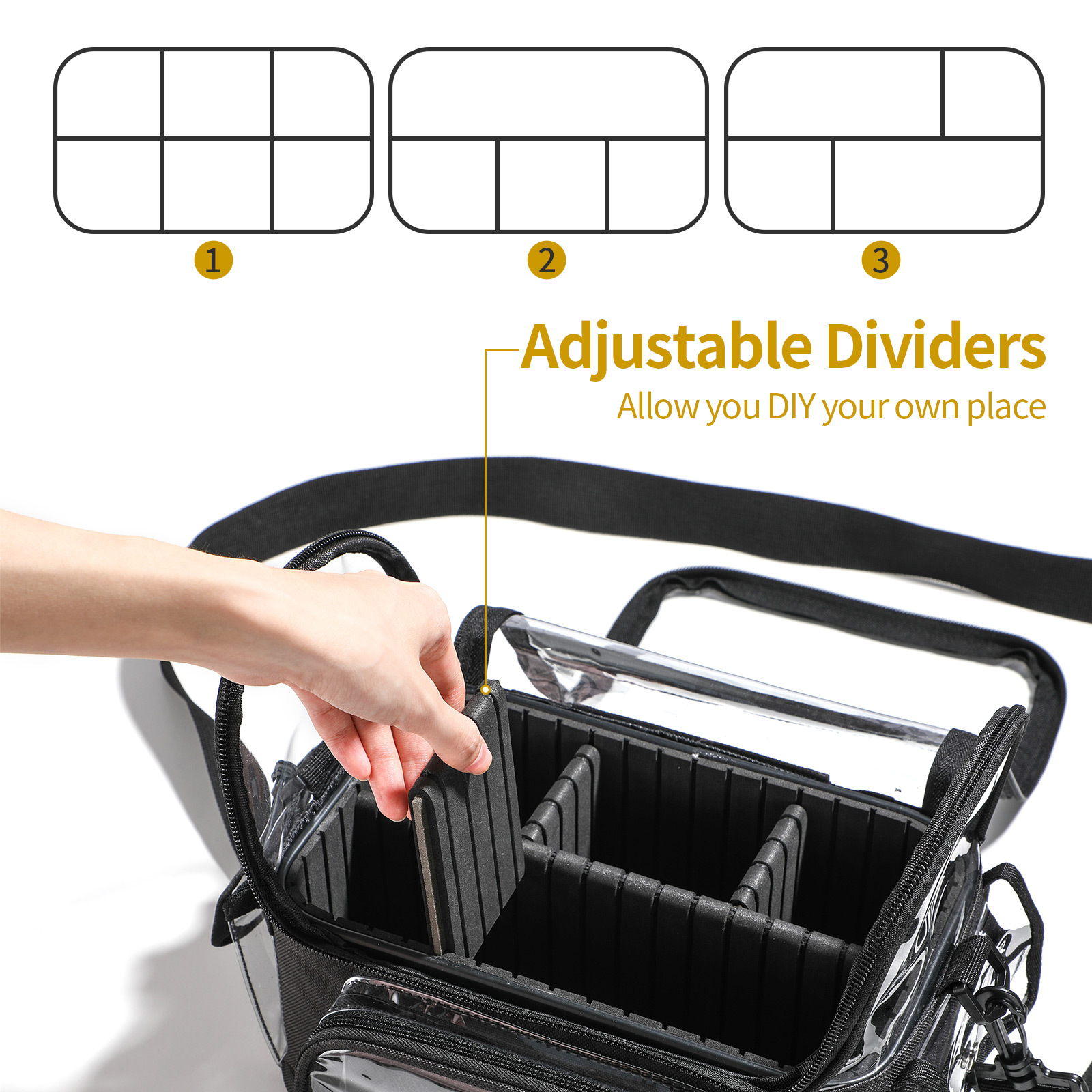 Makeup Brush Holder Backpack M - đánh giá và giá Travel Accessories Organizer Bag