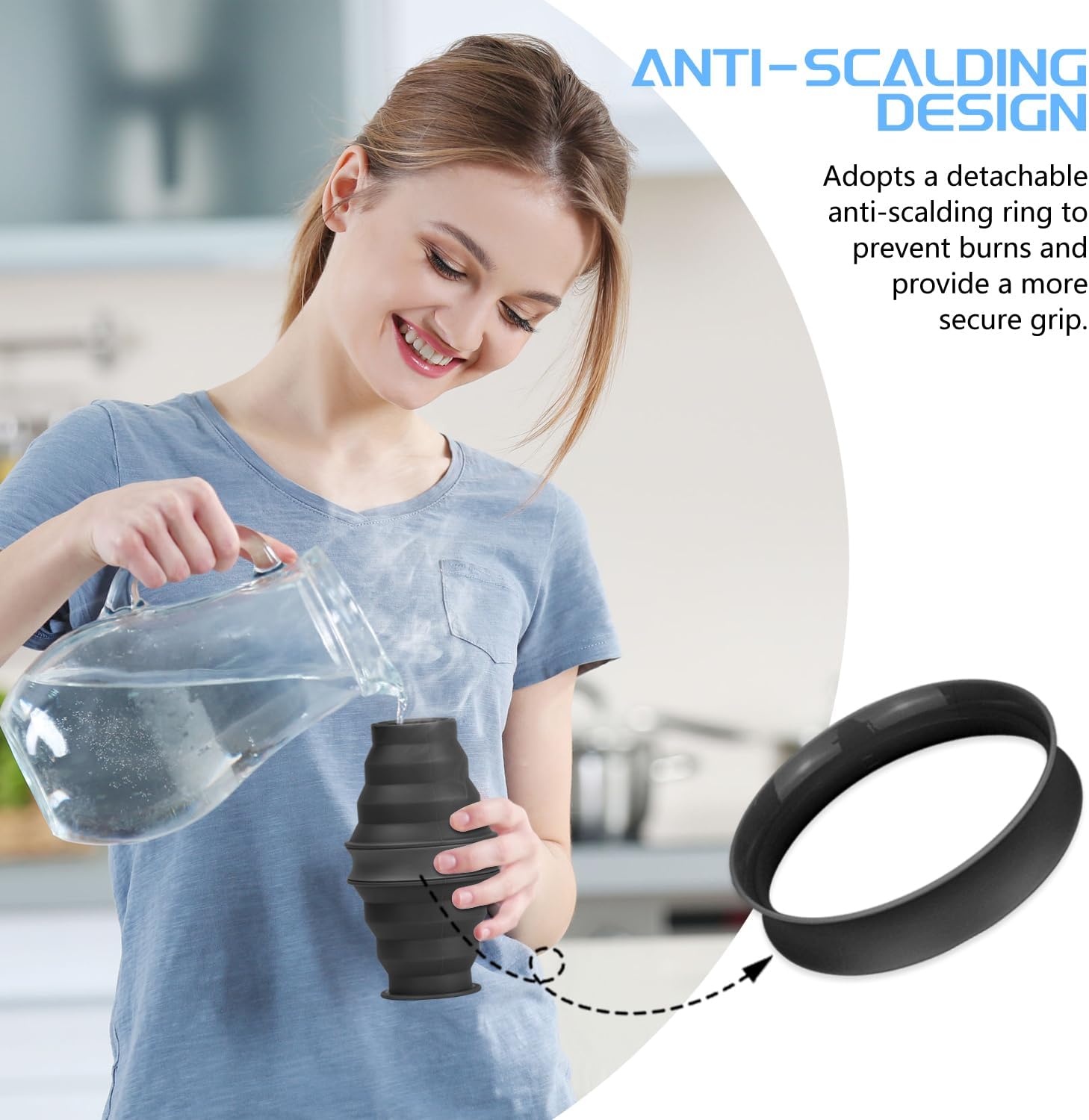 17oz Collapsible Water Bottle, - đánh giá và giá Water Bottle Collapsible