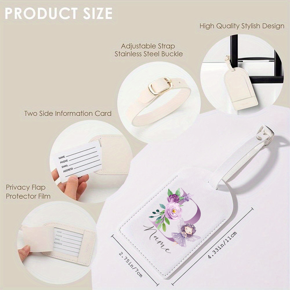 Personalized PU Luggage Tag, F - đánh giá và giá Travel Accessories List