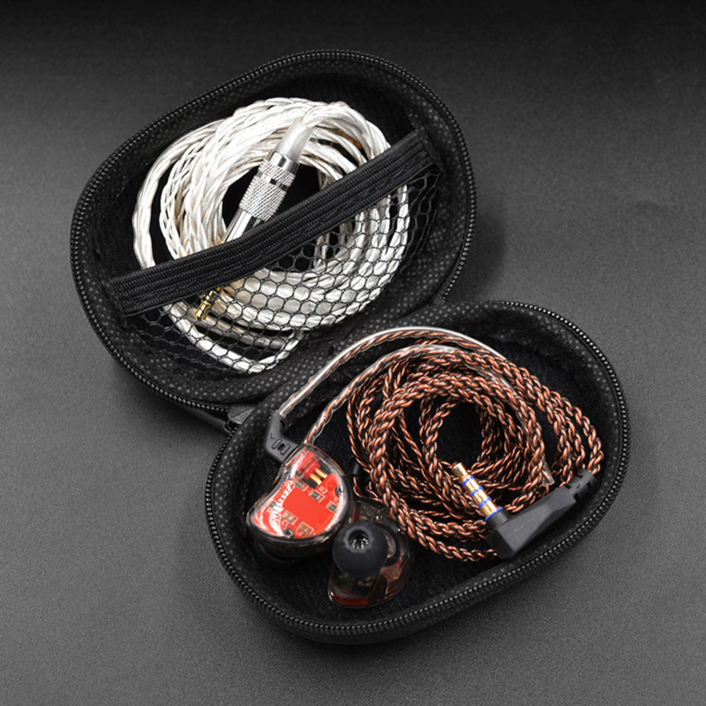 1-10PCS KZ Earphones Case PU L - đánh giá và giá Travel Accessories Organizer Bag