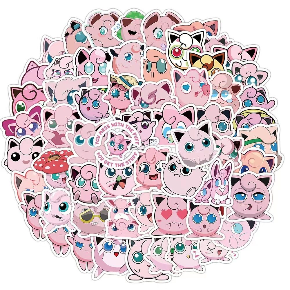 Pokémon 50 Cute Jigglypuff Sti - đánh giá và giá Travel Accessories Cute