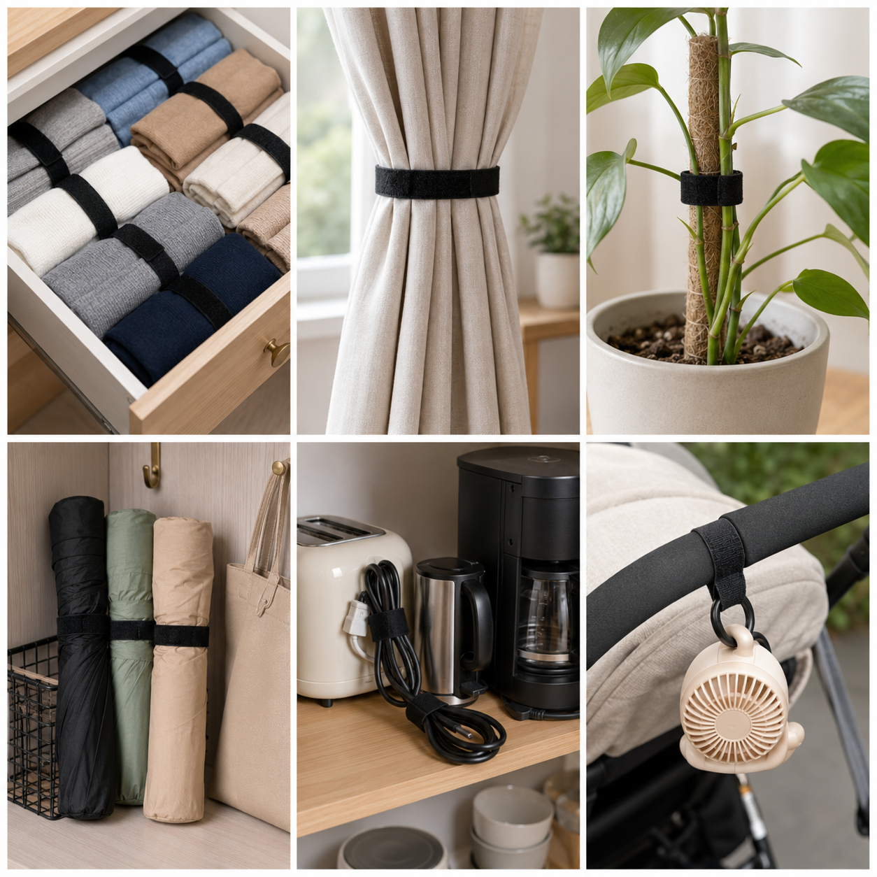 Velcros Straps Reusable Organi - đánh giá và giá Travel Accessories Shops