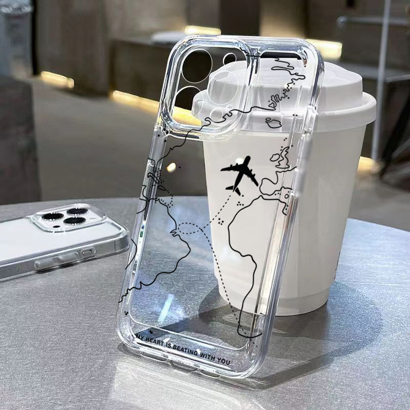 Travel-nspired Airplane Route  - đánh giá và giá Travel Accessories Iphone