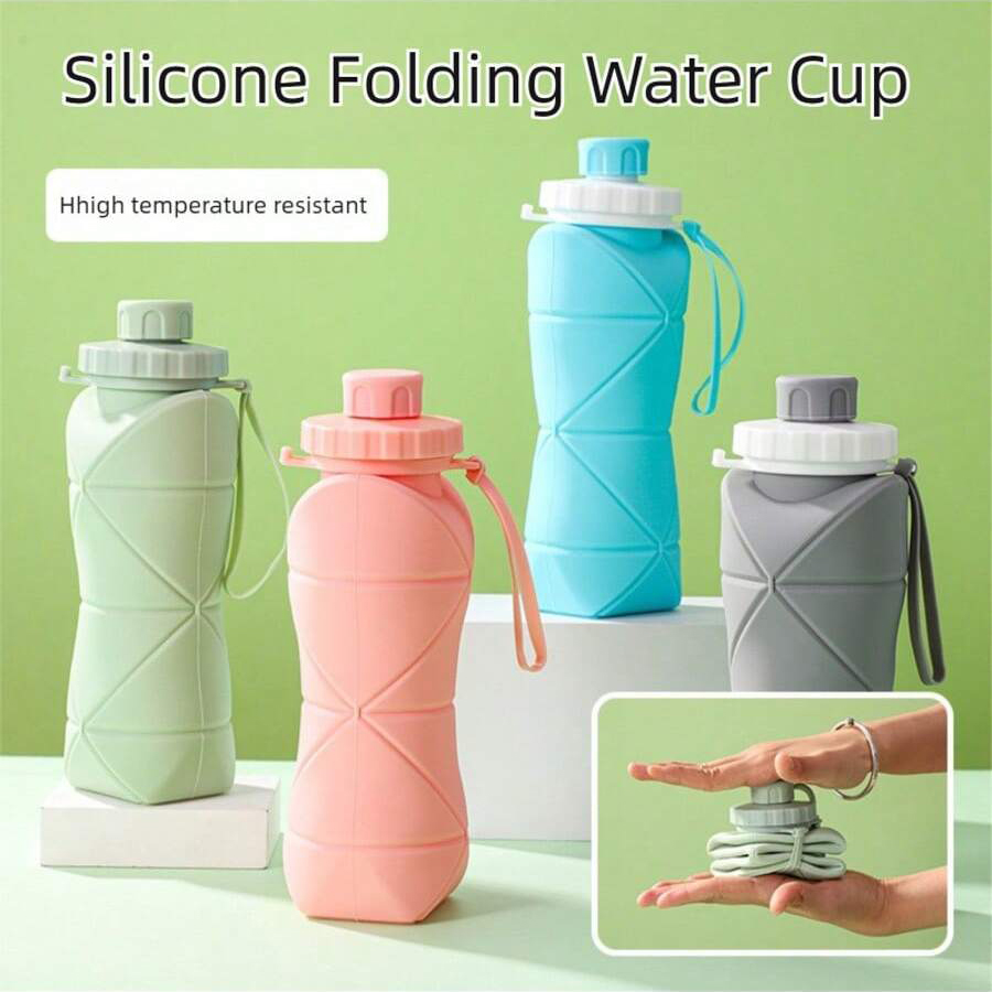1Pc 600mlLarge Collapsible Sil - đánh giá và giá Water Bottle Collapsible