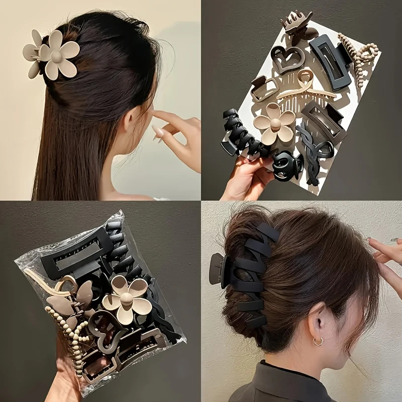 11Pcs Assorted Hair Claw Clips - đánh giá và giá Travel Accessories Shops