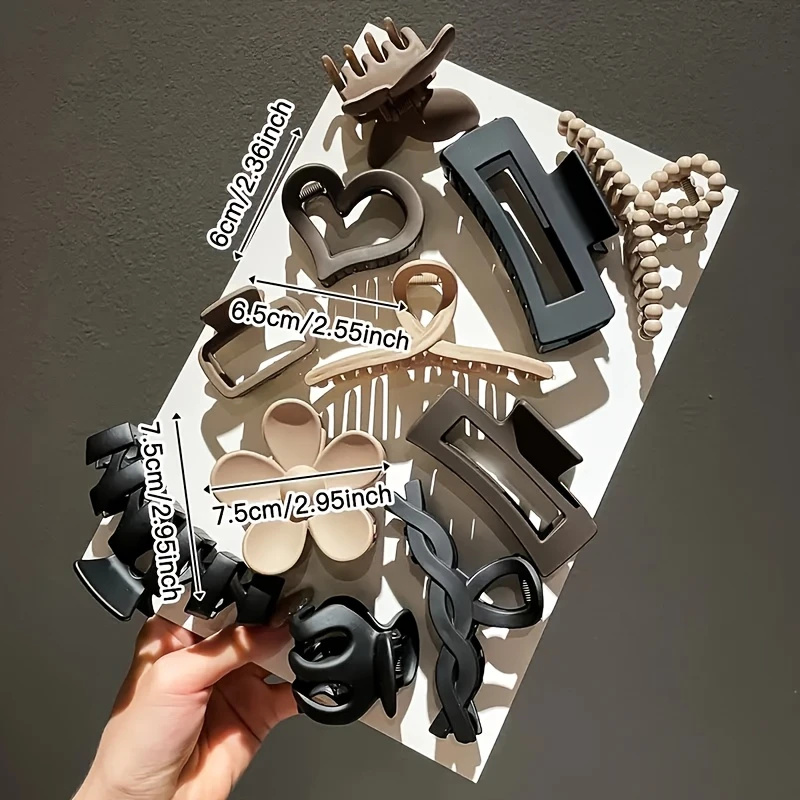 11Pcs Assorted Hair Claw Clips - đánh giá và giá Travel Accessories Shops