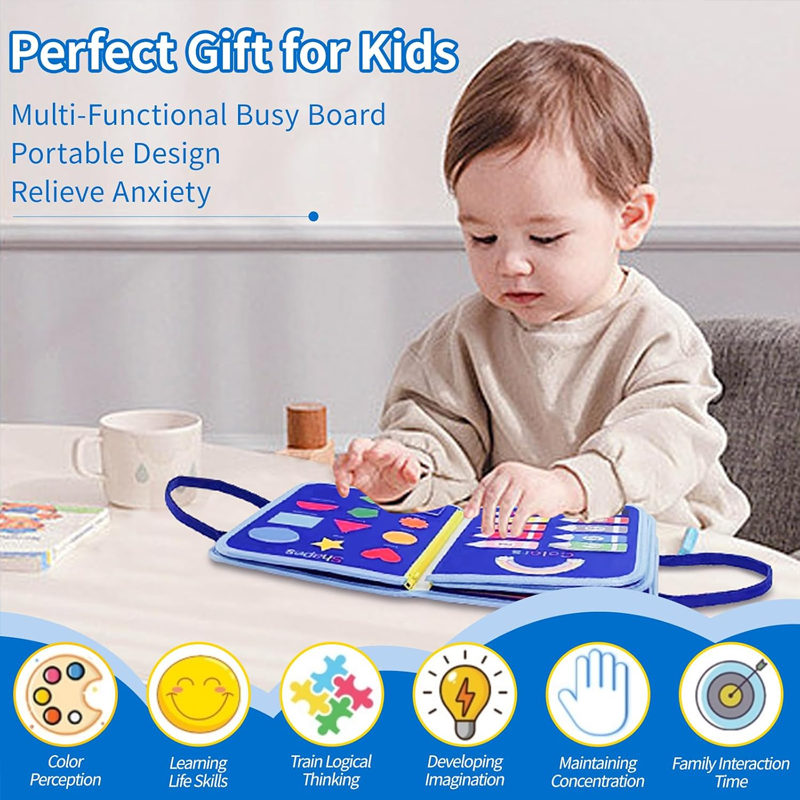 New Busy Board for Toddlers Se - đánh giá và giá Travel Accessories For 10 Year Old Girl