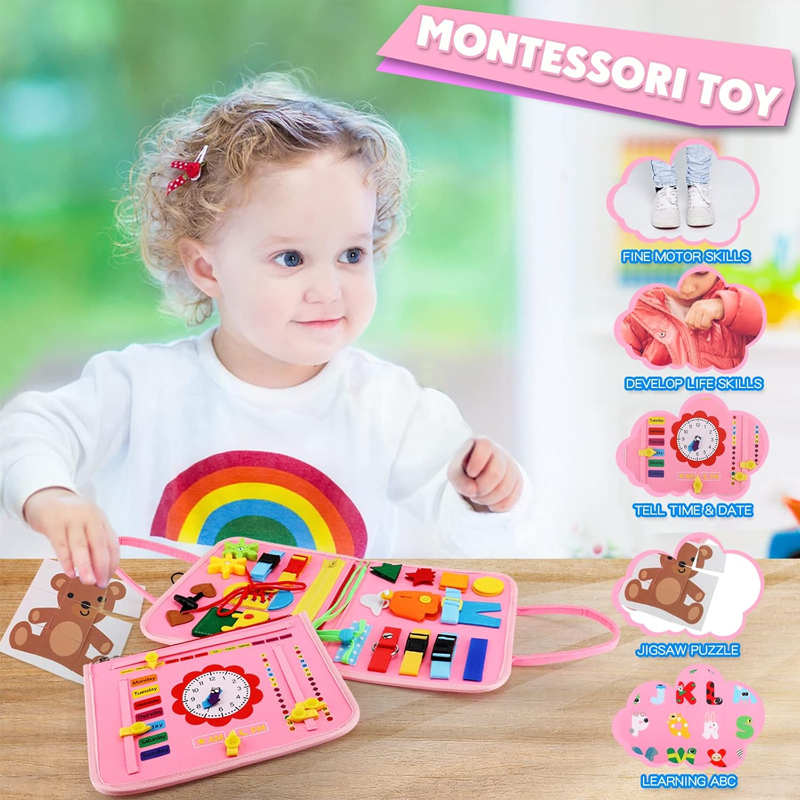 New Busy Board for Toddlers Se - đánh giá và giá Travel Accessories For 10 Year Old Girl
