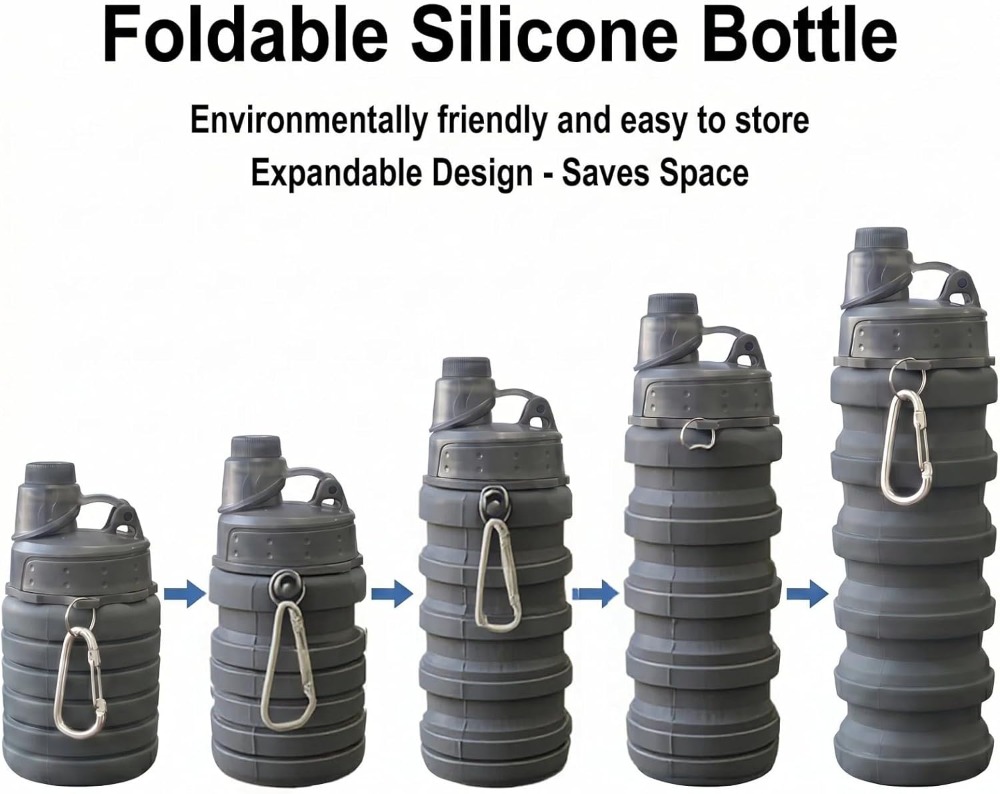 Collapsible Water Bottle 500ml - đánh giá và giá Water Bottle Collapsible