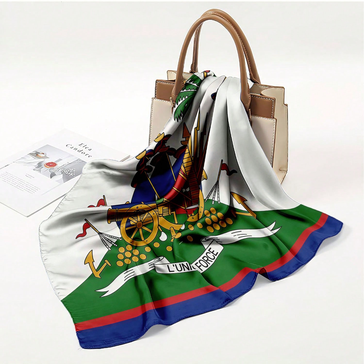 1PC Haiti Flag Scarf For Women - đánh giá và giá Travel Accessories Gifts For Her