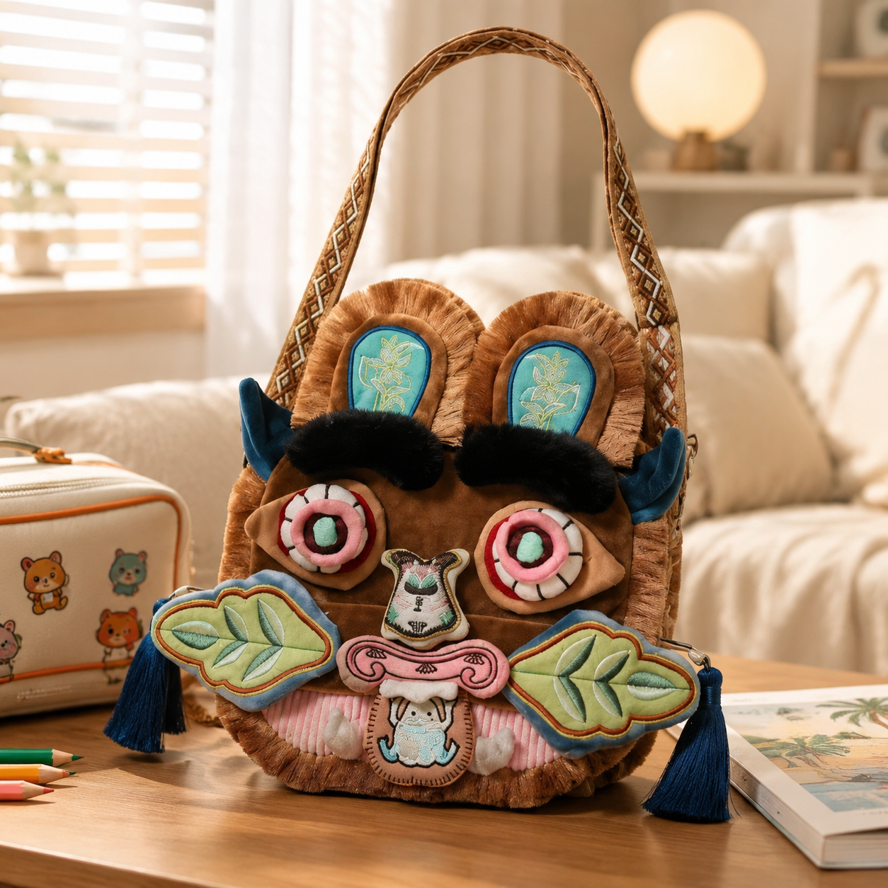 Chinese Style Faux Fur Plush B - đánh giá và giá Travel Accessories Toddler