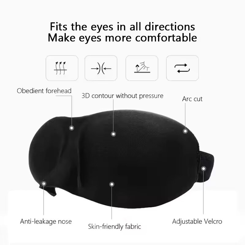 Eye Mask for Sleeping 3D Conto - đánh giá và giá Travel Accessories Eye Mask